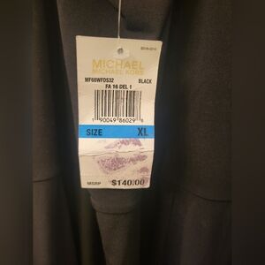 Womens size XL Black Michael Kors Romper new with tags